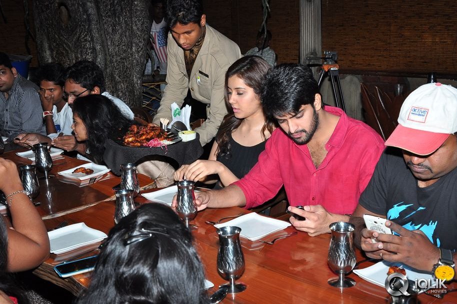 Oohalu-Gusagusalaade-Team-Gift-To-Radio-Mirchi-Contest-Winner